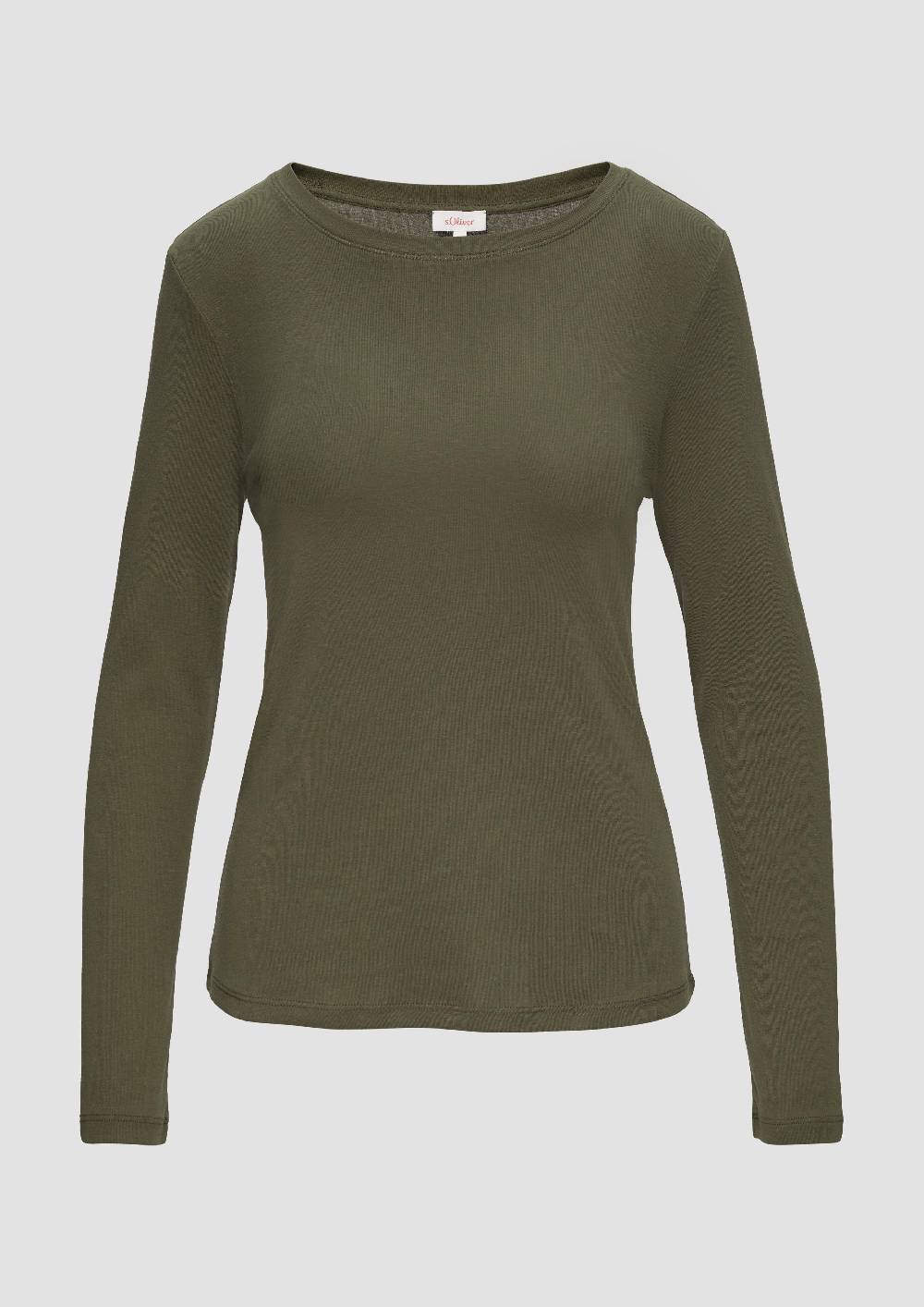 s.Oliver Langarm-Shirt im Slim Fit Muttertagsangebot