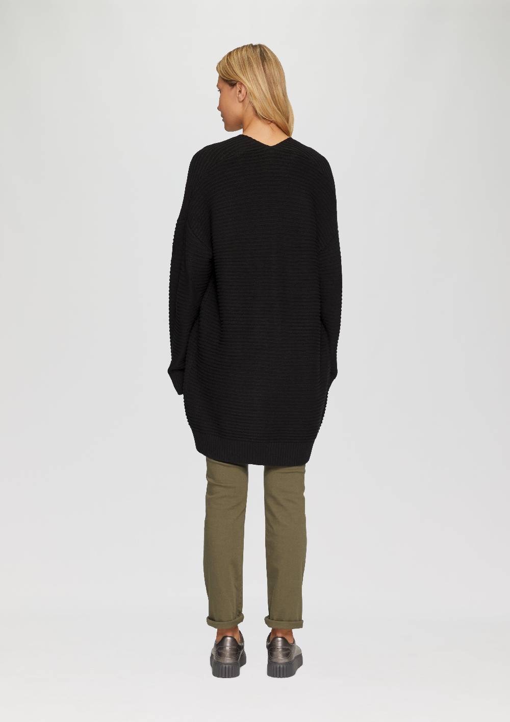 s.Oliver Strickjacke im Oversize-Look mit Ottoman-Struktur Top Angebot