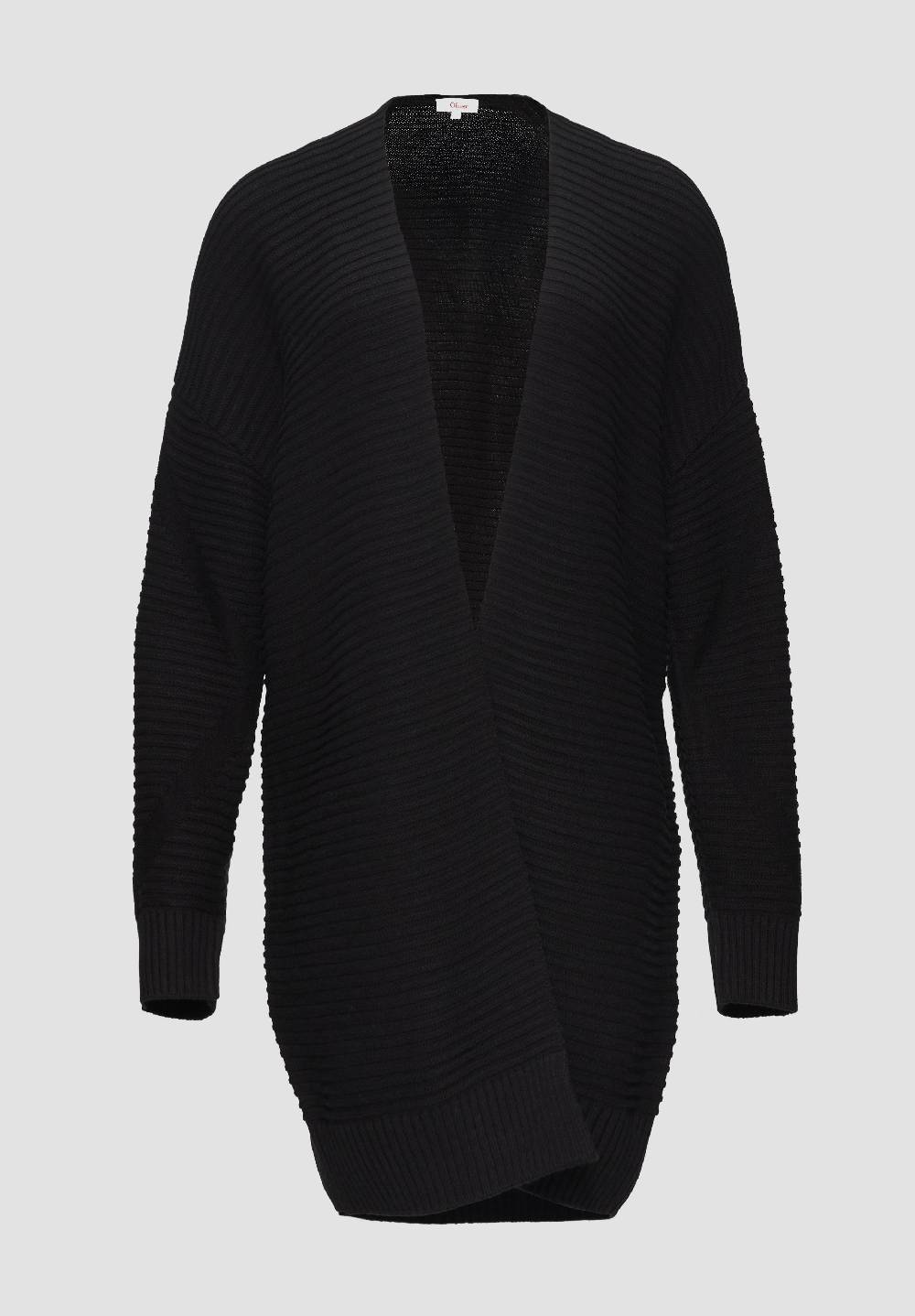 s.Oliver Strickjacke im Oversize-Look mit Ottoman-Struktur Top Angebot