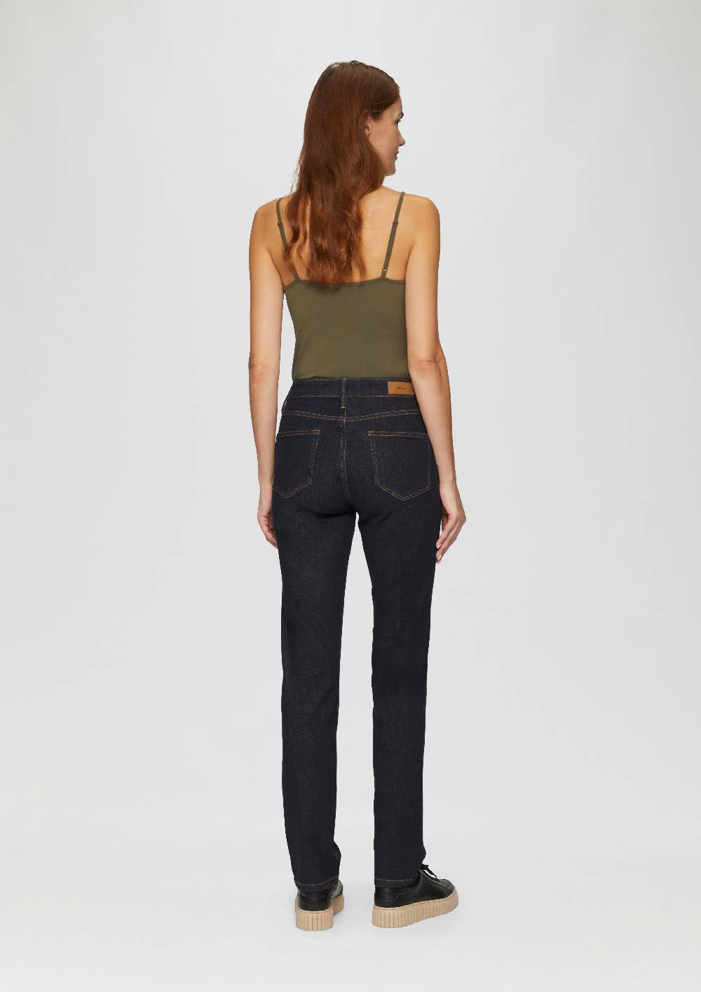 s.Oliver Jeans Betsy / Slim Fit / Mid Rise / Slim Leg / Rinsed Washed Online Outlet