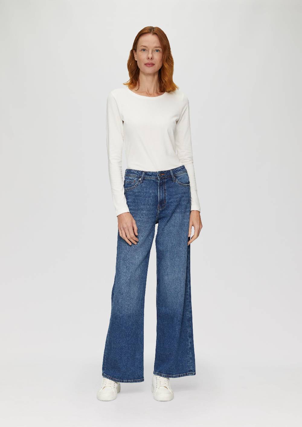 s.Oliver Longsleeve aus Baumwollstretch Blitzangebot