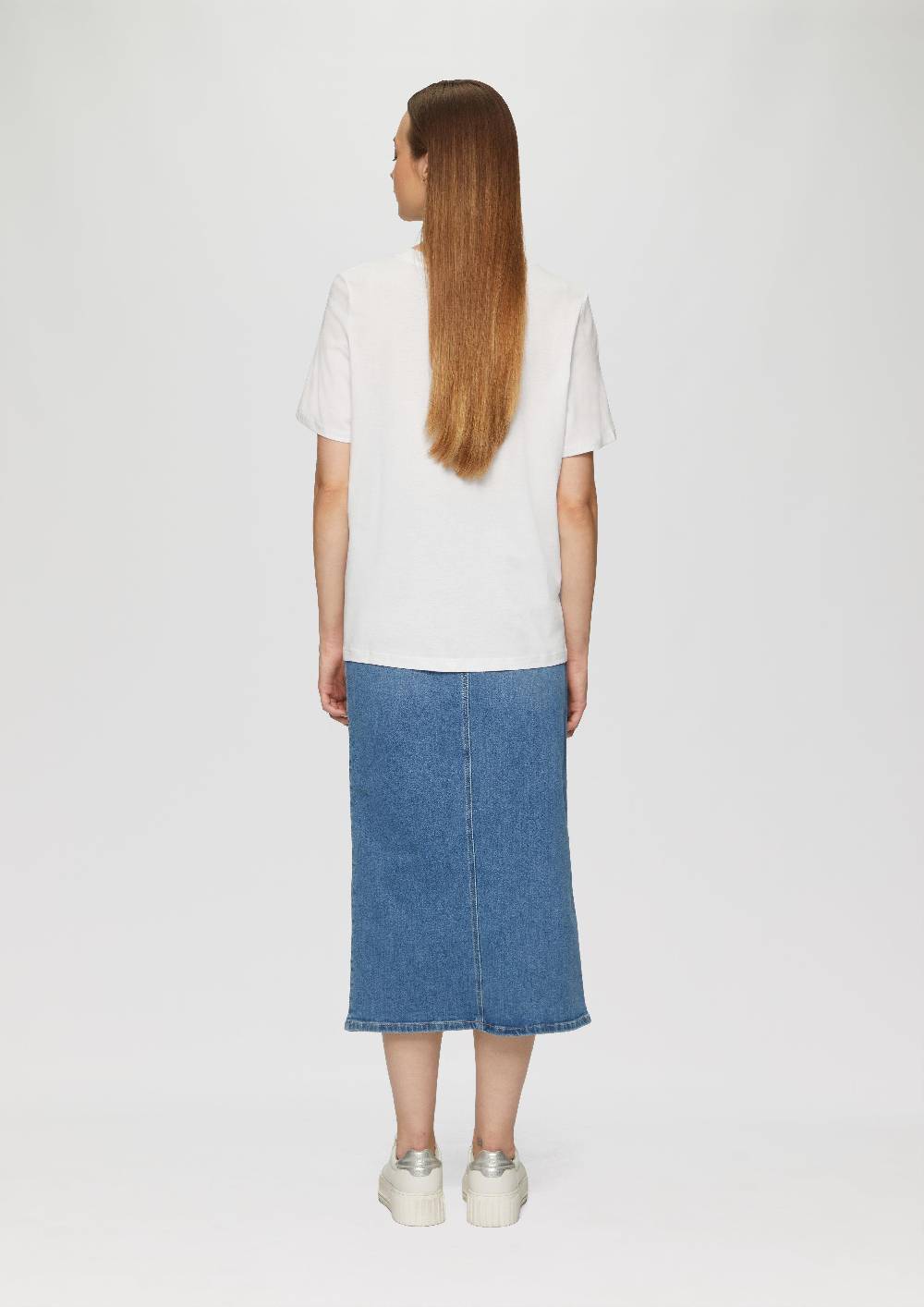 s.Oliver T-Shirt mit Frontprint und Glitzer-Detail Saisonale Angebote