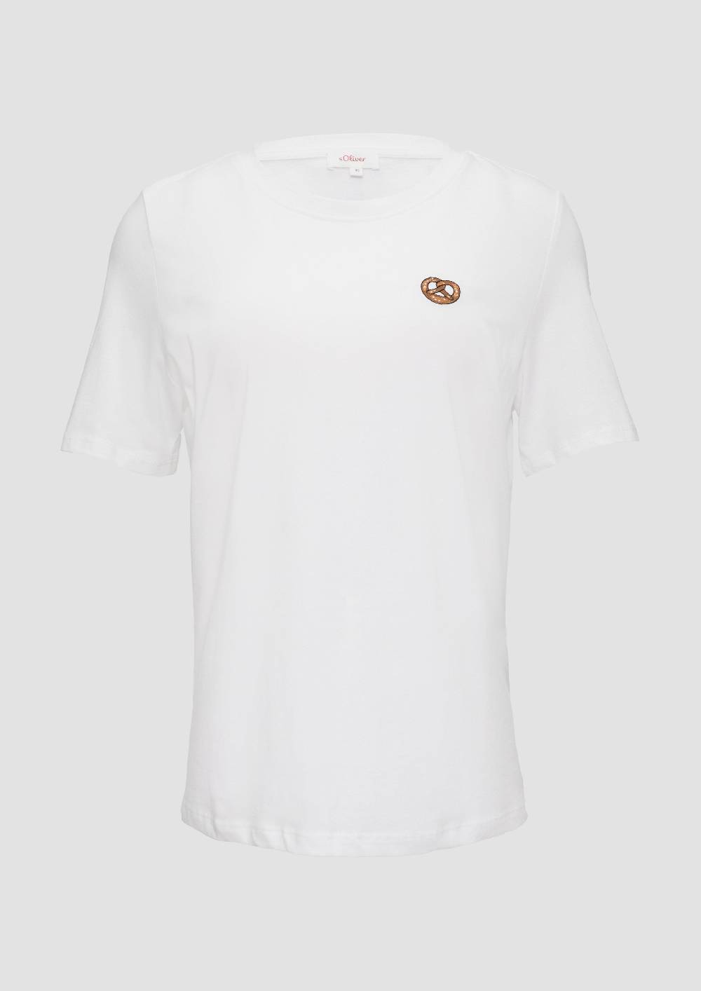 s.Oliver T-Shirt mit Frontprint und Glitzer-Detail Saisonale Angebote