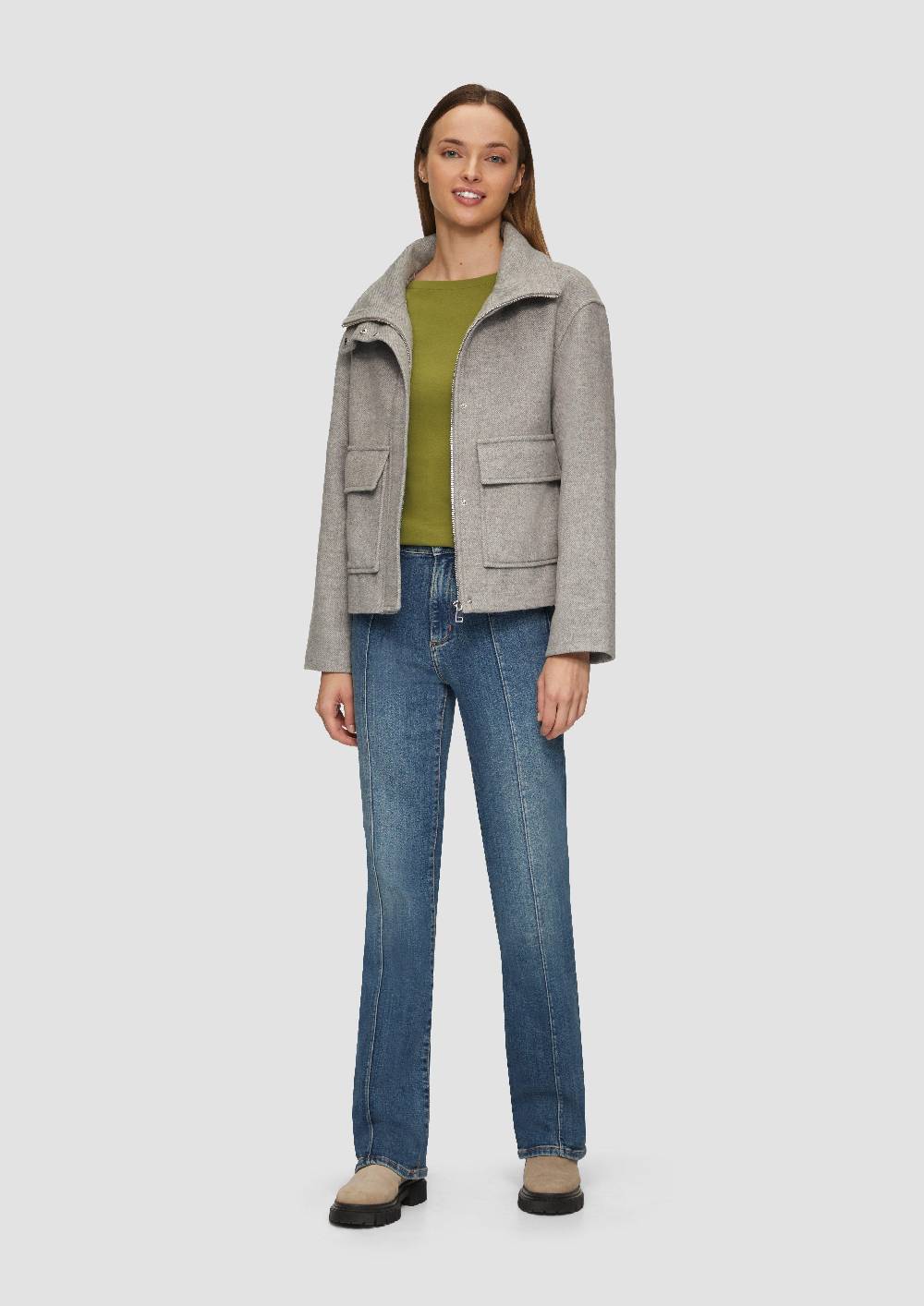 s.Oliver T-Shirt mit 3/4-Arm und U-Boot Ausschnitt Tägliche Deals