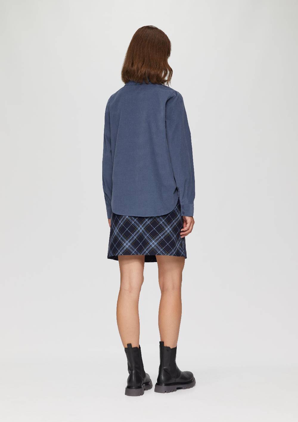 s.Oliver Cordbluse im Relaxed Fit mit Naht-Details Begrenzte Freigabe