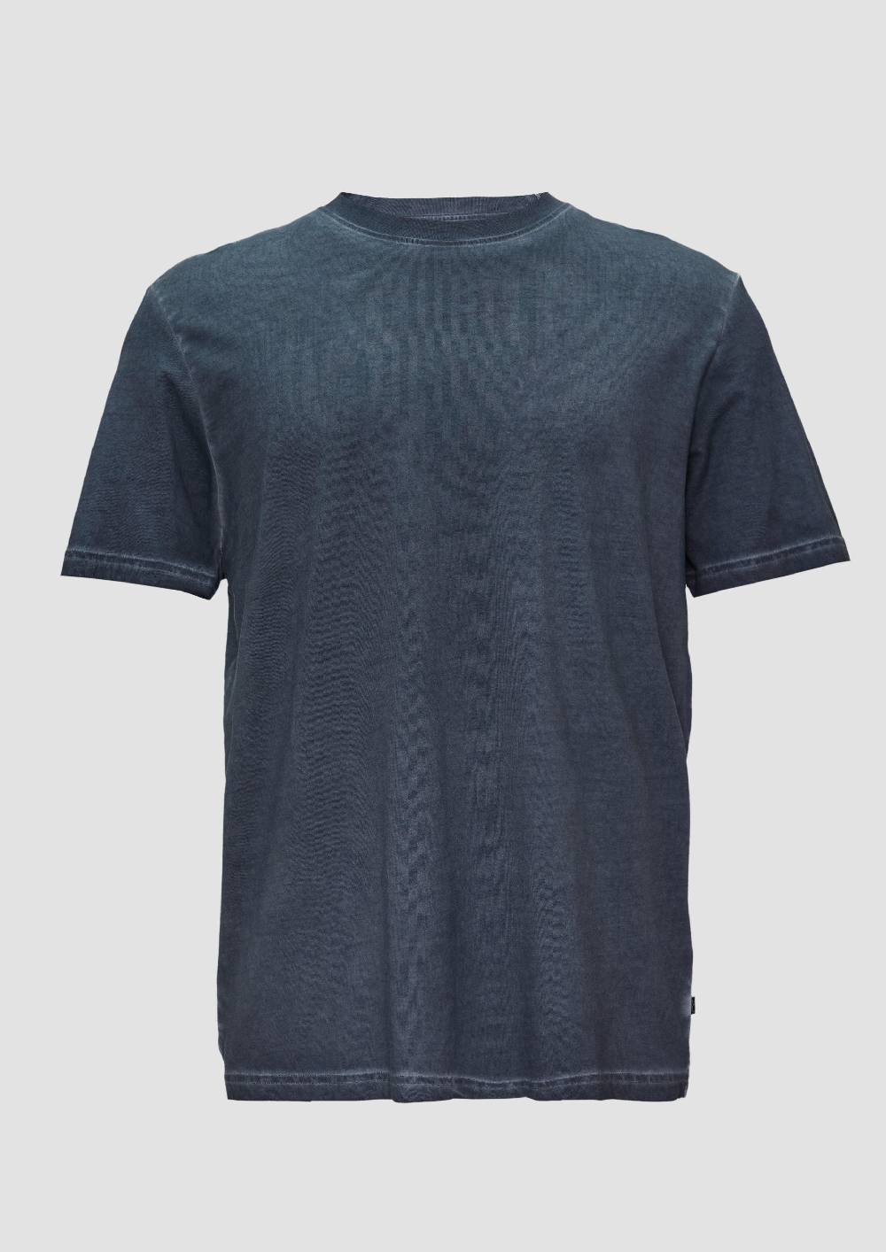 s.Oliver Gewaschenes T-Shirt mit Rundhalsausschnitt Neueste Stile