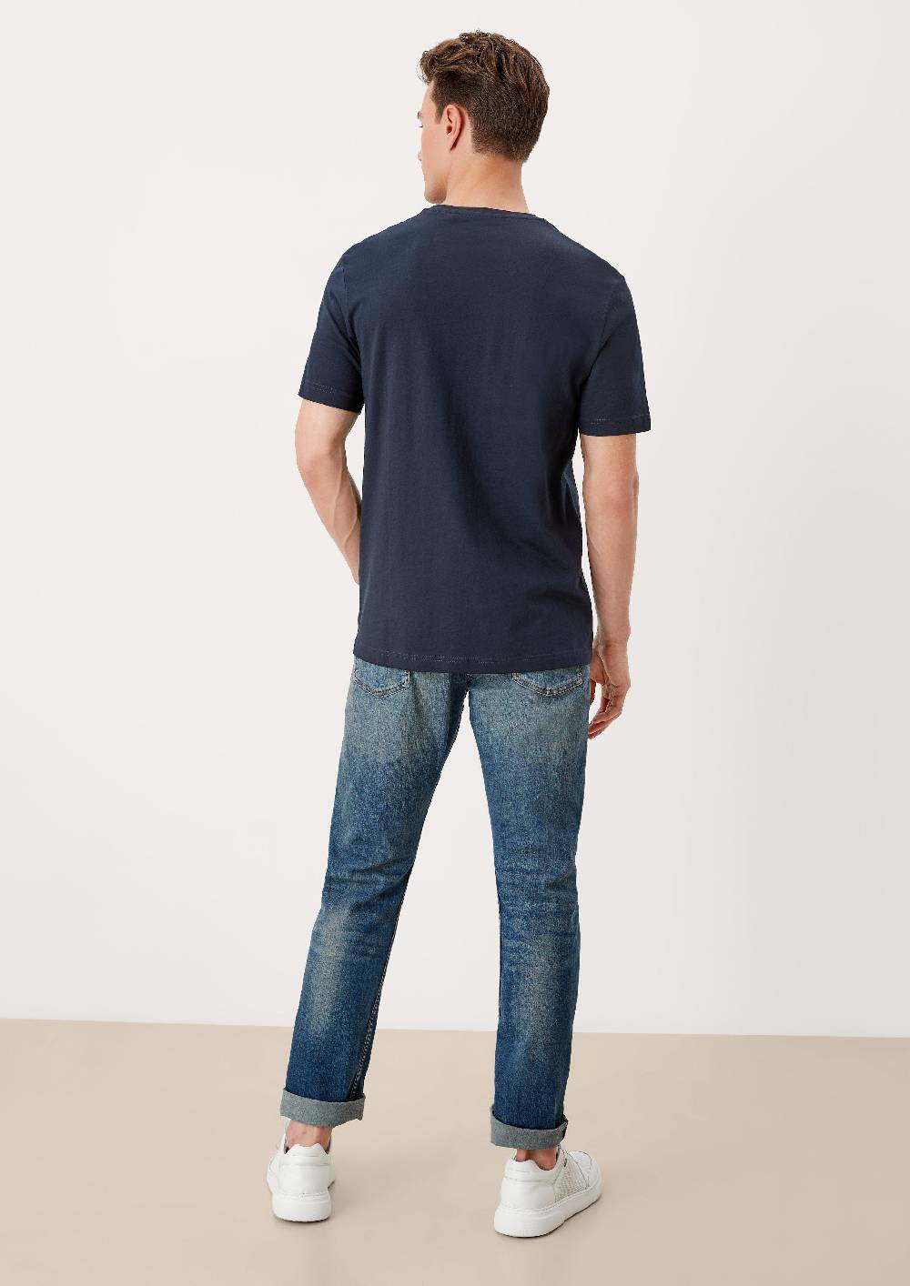 s.Oliver T-Shirt mit kleinem Logo-Print Letzte 2 Tage