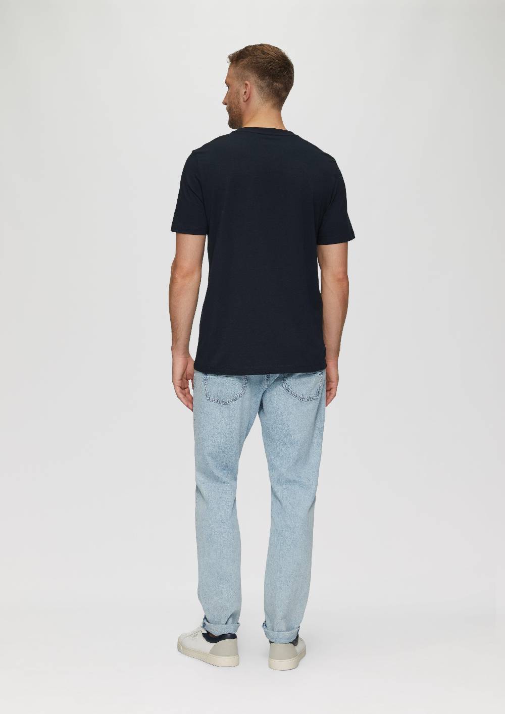 s.Oliver T-Shirt mit Logo-Motiven aus reiner Baumwolle Letzter Tag