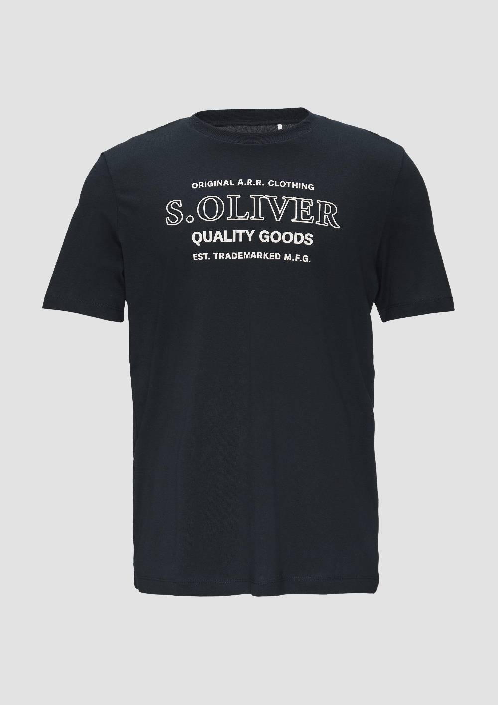 s.Oliver T-Shirt mit Logo-Motiven aus reiner Baumwolle Letzter Tag