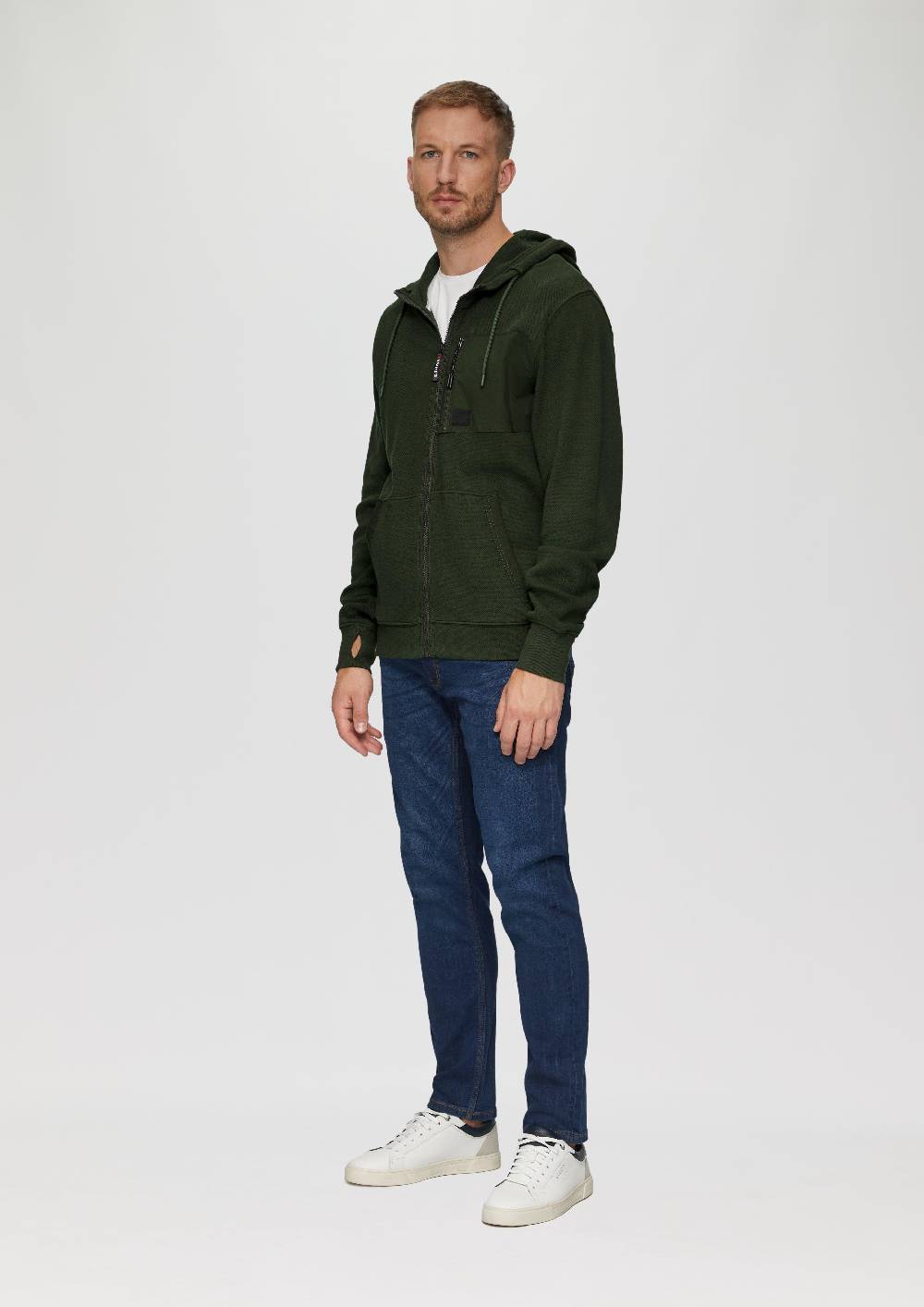 s.Oliver Weiche Sweatshirt-Jacke mit Kapuze Nur für heute