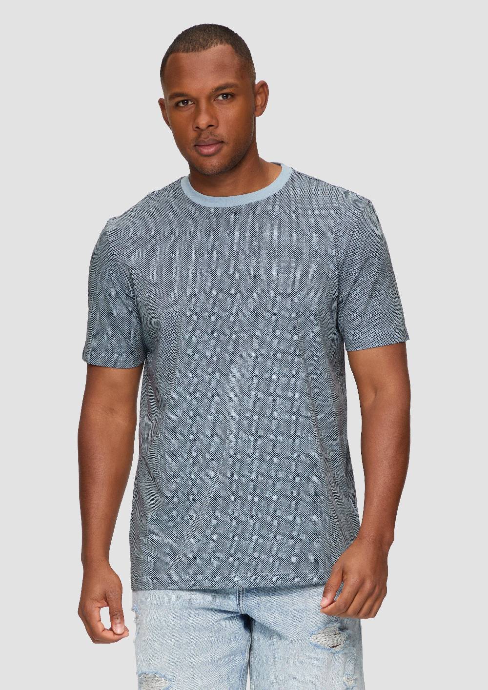 s.Oliver T-Shirt mit All-over-Print Super Rabatt