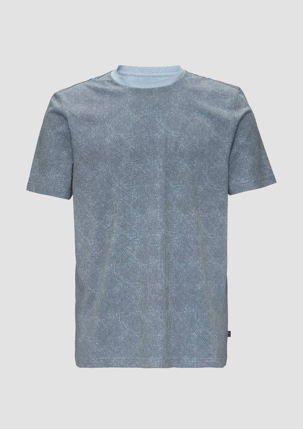 s.Oliver T-Shirt mit All-over-Print Super Rabatt