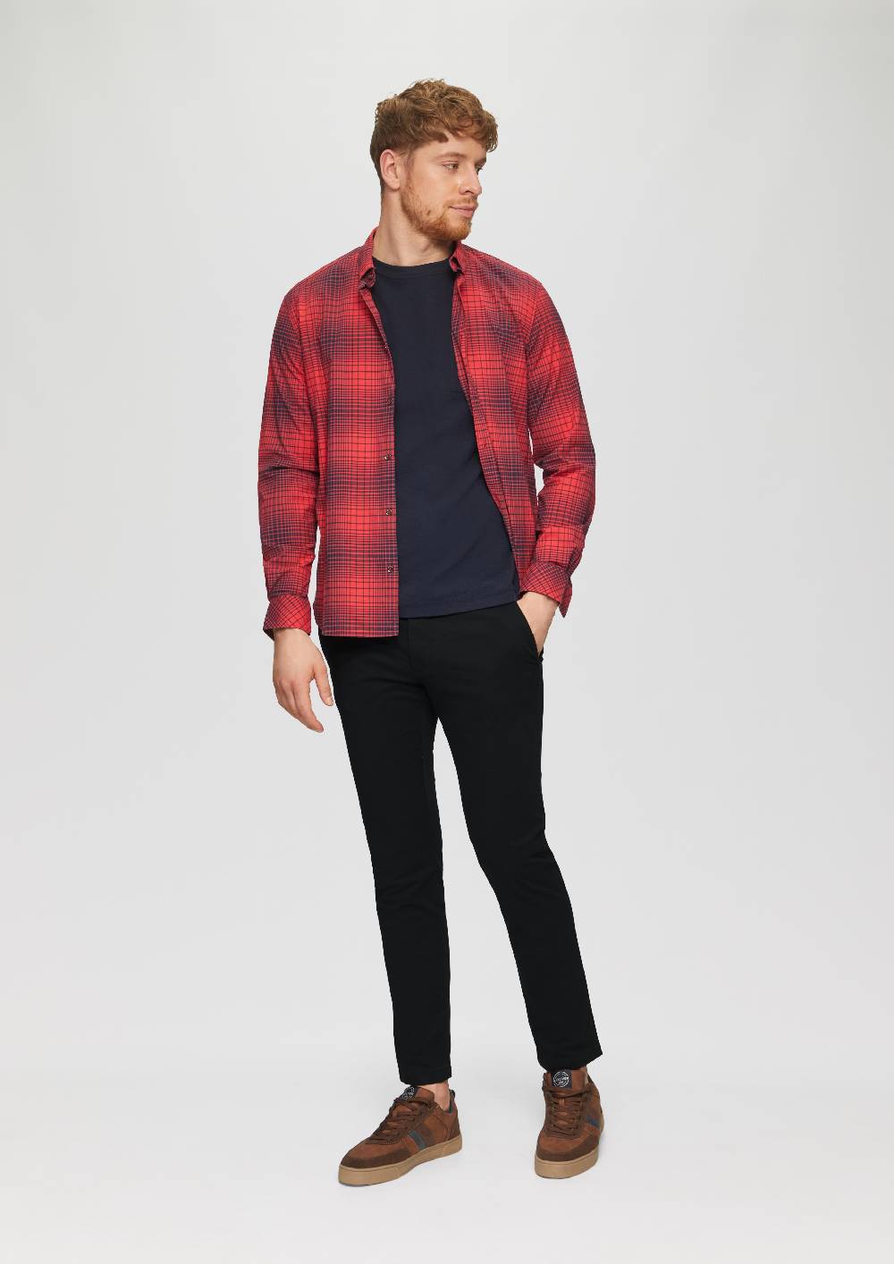 s.Oliver Chino im Slim Fit aus Baumwollstretch 50% Rabatt mit kostenlosem Versand