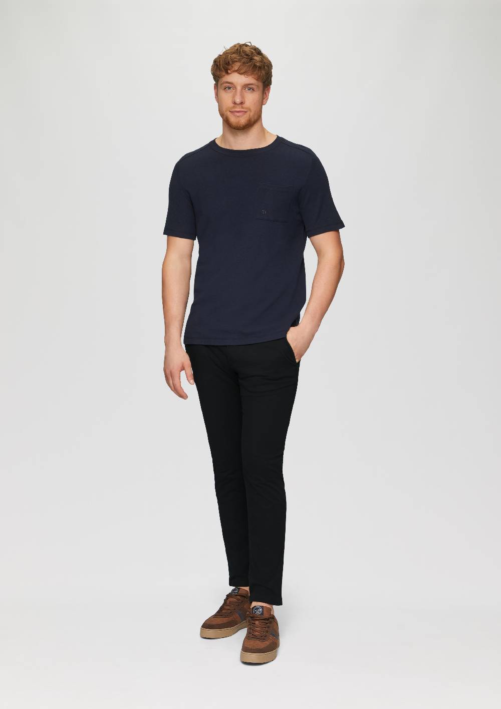 s.Oliver Chino im Slim Fit aus Baumwollstretch 50% Rabatt mit kostenlosem Versand