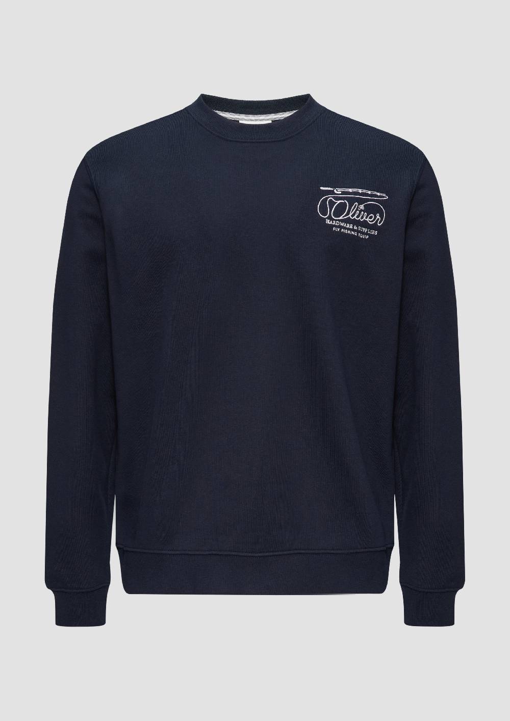 s.Oliver Sweatshirt mit Stickerei aus weichem Baumwollmix zollfrei