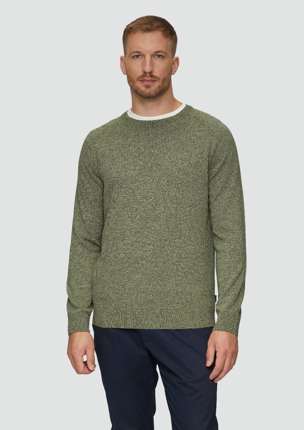 s.Oliver Strickpullover mit Raglanärmeln im Angebot