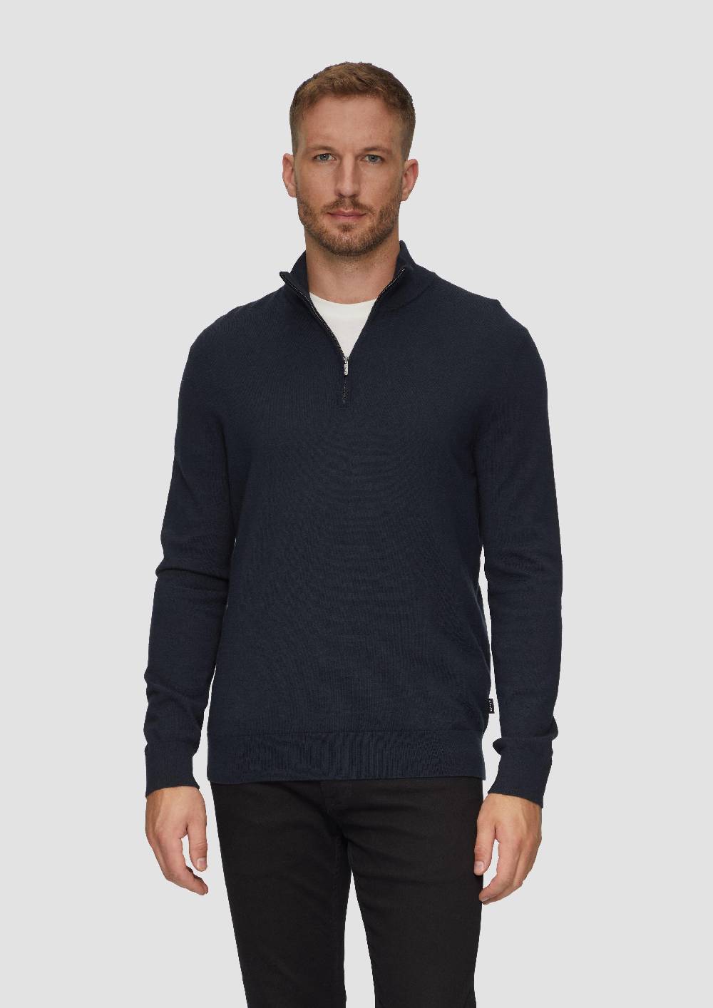 s.Oliver Strickpullover mit Stehkragen Günstiger Verkauf