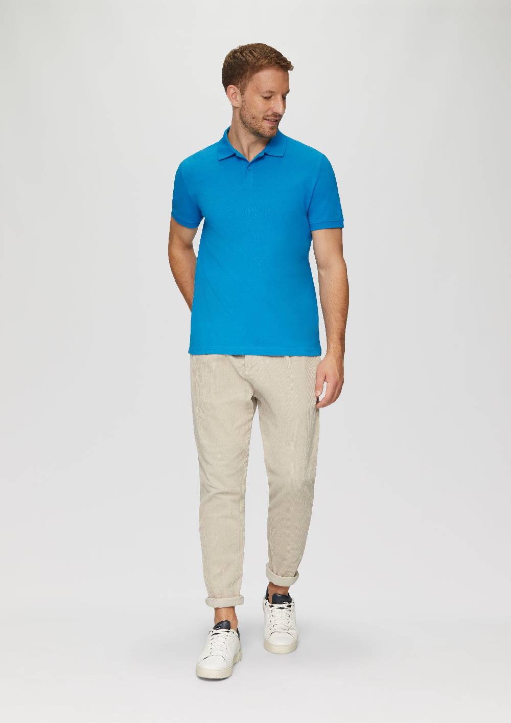 s.Oliver Poloshirt aus Baumwollpiqué Fabrikverkauf