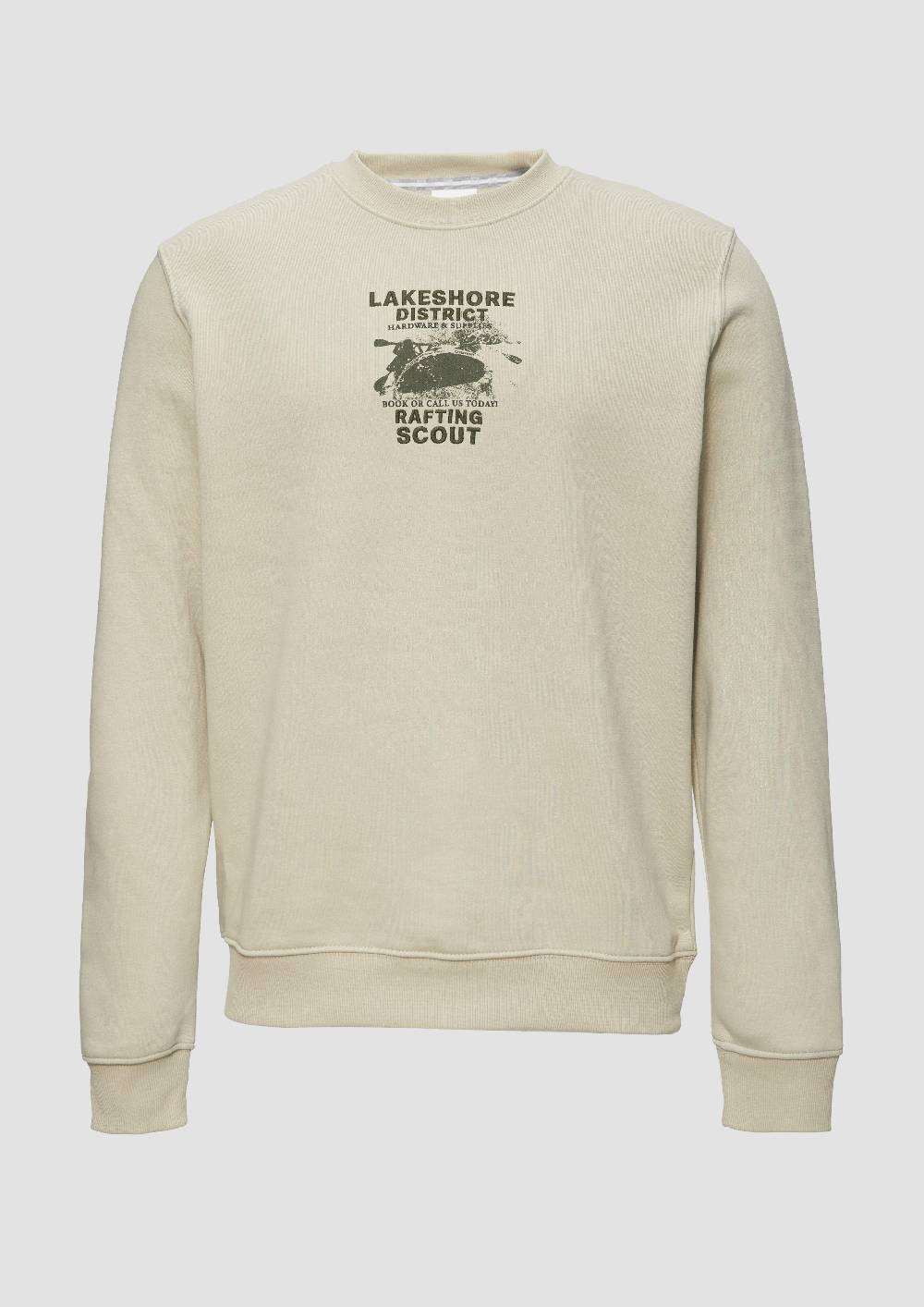 s.Oliver Sweatshirt mit Stickerei aus weichem Baumwollmix Limitierter Zeitrabatt
