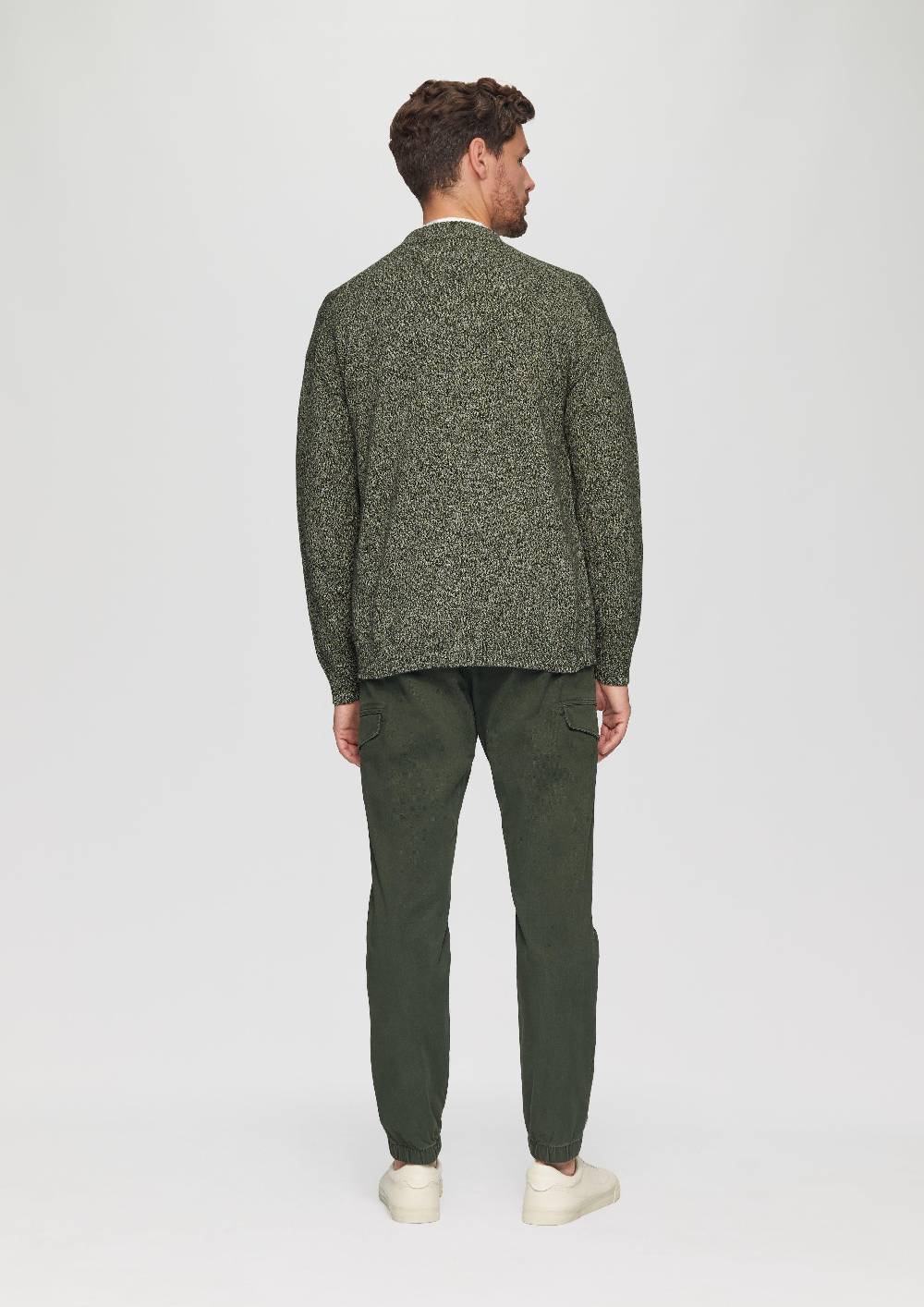 s.Oliver Strickcardigan mit V-Ausschnitt in Bicolor-Optik Fabrik Onlineshop