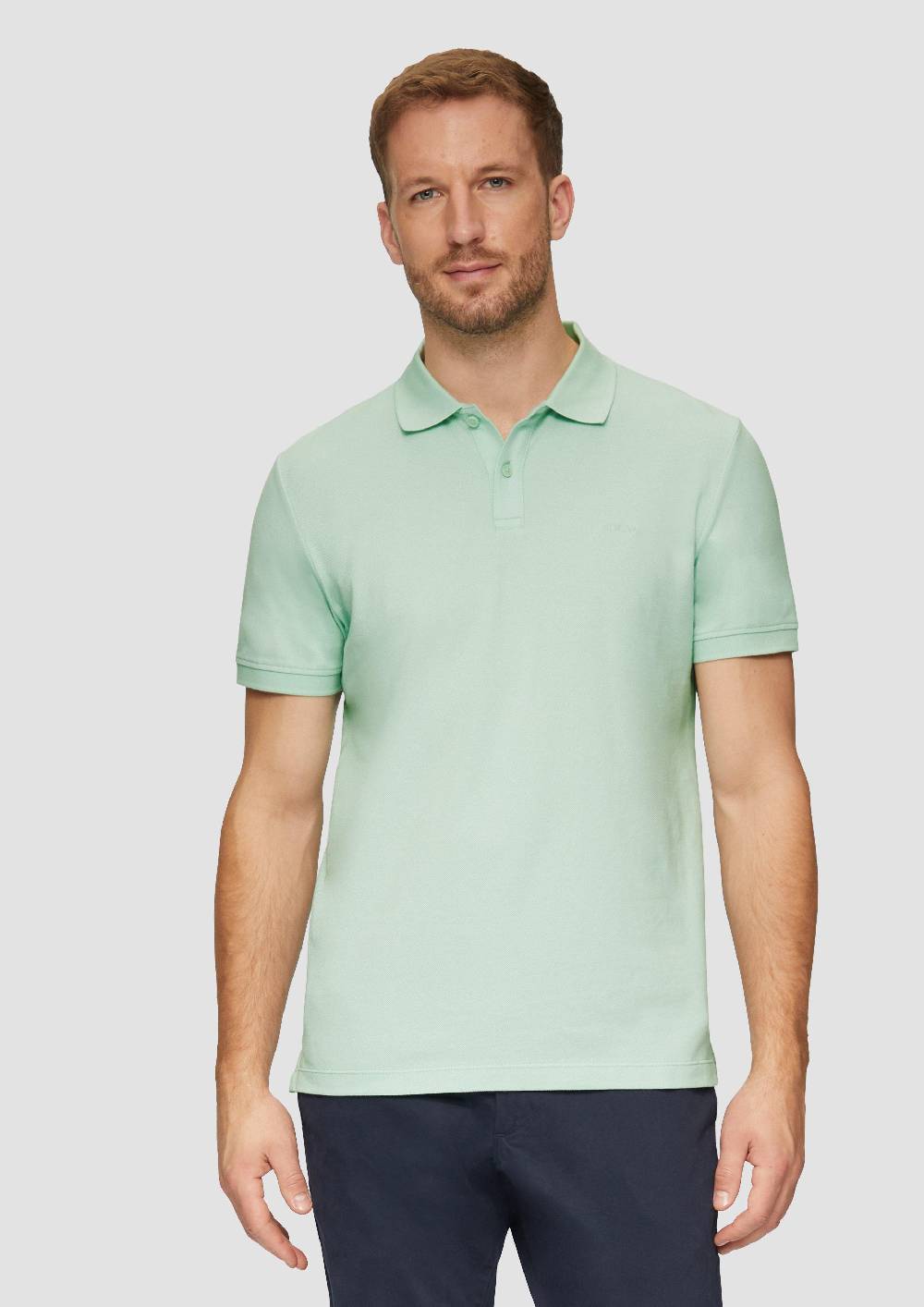 s.Oliver Poloshirt aus Baumwollpiqué Rabatt