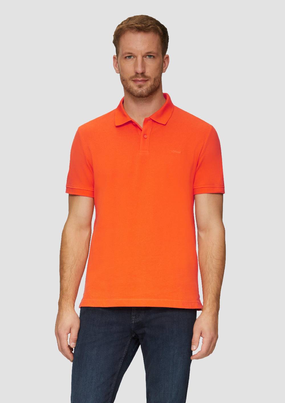 s.Oliver Poloshirt aus Baumwollpiqué Großer Ausverkauf