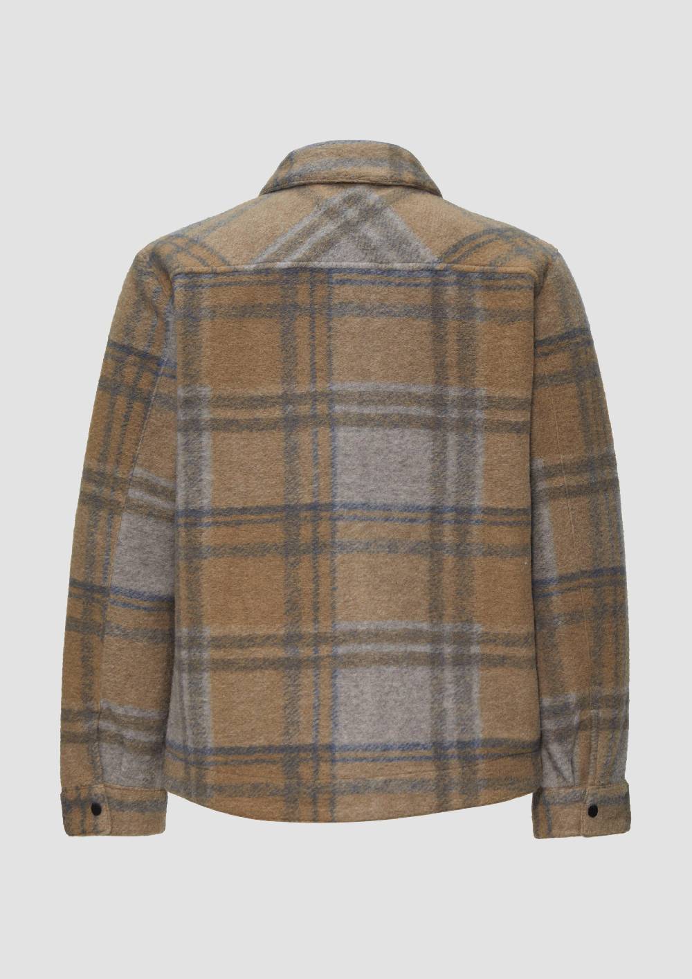 s.Oliver Karierte Hemdjacke aus Wollmix Flash Sale
