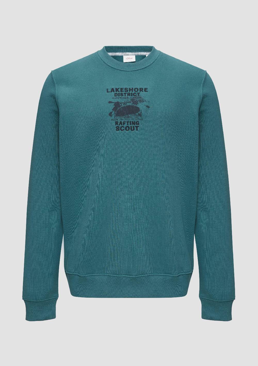 s.Oliver Sweatshirt mit Stickerei aus weichem Baumwollmix Black Friday