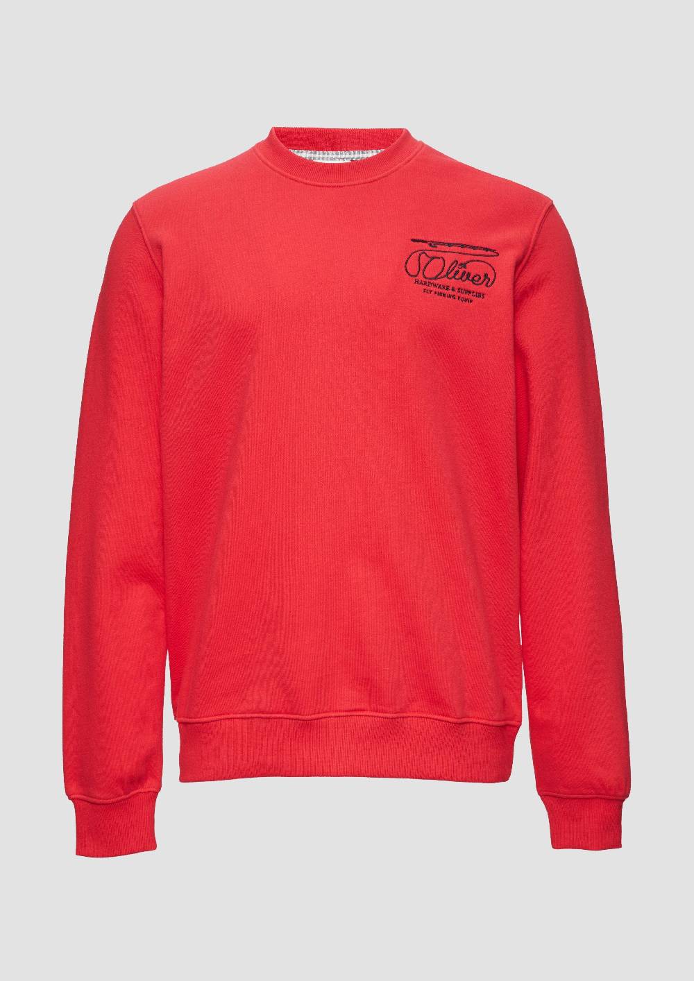 s.Oliver Sweatshirt mit Stickerei aus weichem Baumwollmix Cyber Monday