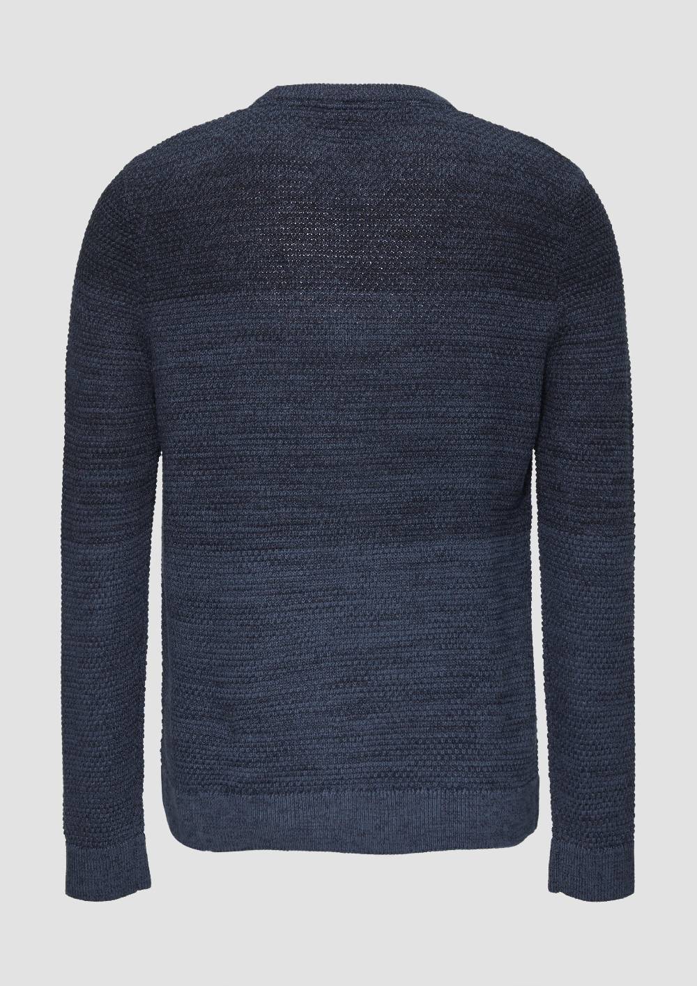 s.Oliver Strickpullover in melierter Streifenoptik Weihnachtsangebot