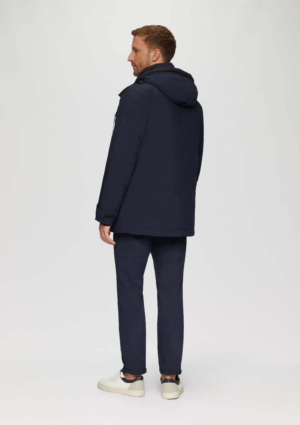 s.Oliver Wasserabweisender Parka mit abnehmbarer Kapuze und weichem Griff Neueste Mode