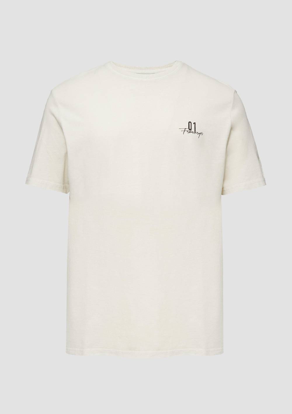 s.Oliver Gewaschenes T-Shirt mit Front- und Rückenprint Exklusive Angebote