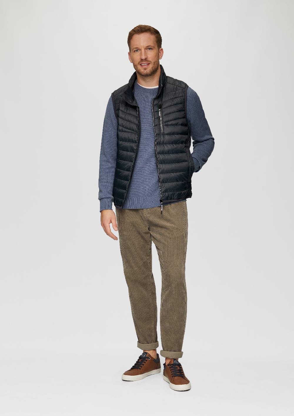 s.Oliver Leicht wattierte Steppweste aus recyceltem Polyester Riesige Ersparnisse