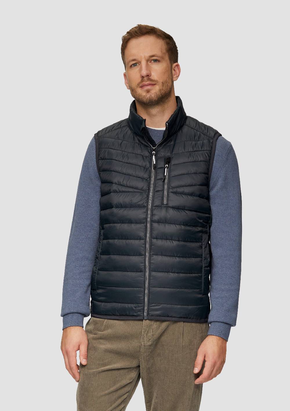 s.Oliver Leicht wattierte Steppweste aus recyceltem Polyester Riesige Ersparnisse