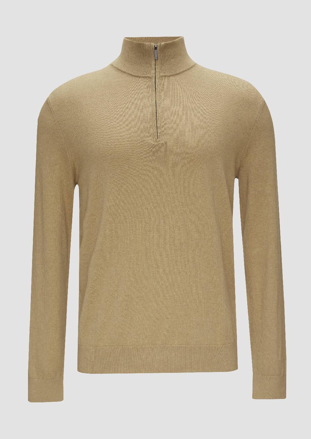 s.Oliver Strickpullover mit Stehkragen Begrenzte Freigabe