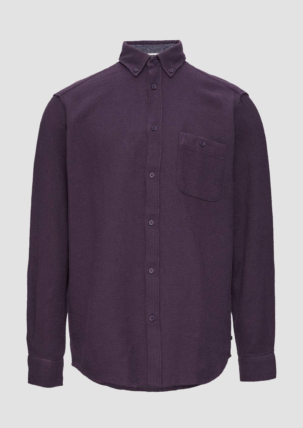 s.Oliver Regular Fit: Button-down-Hemd aus Strukturware Bis zu 50% Rabatt