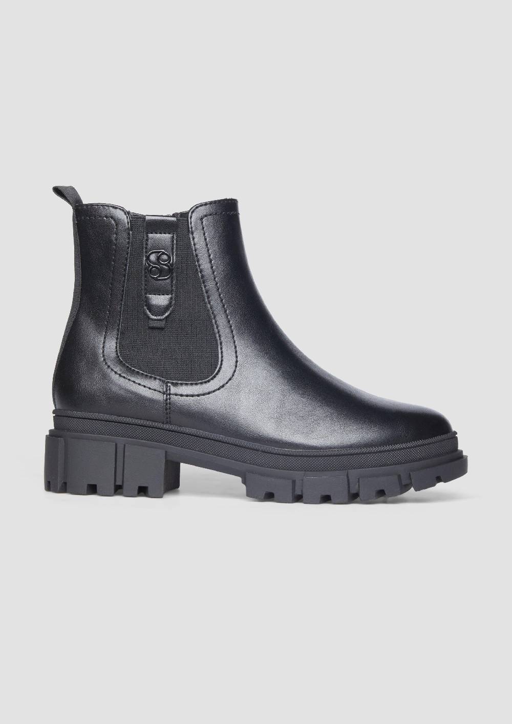 s.Oliver Chelsea Boots mit Logo-Detail Bis zu 55% Rabatt