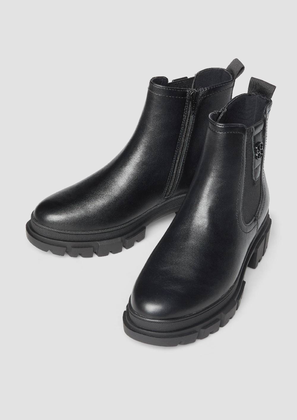 s.Oliver Chelsea Boots mit Logo-Detail Bis zu 55% Rabatt