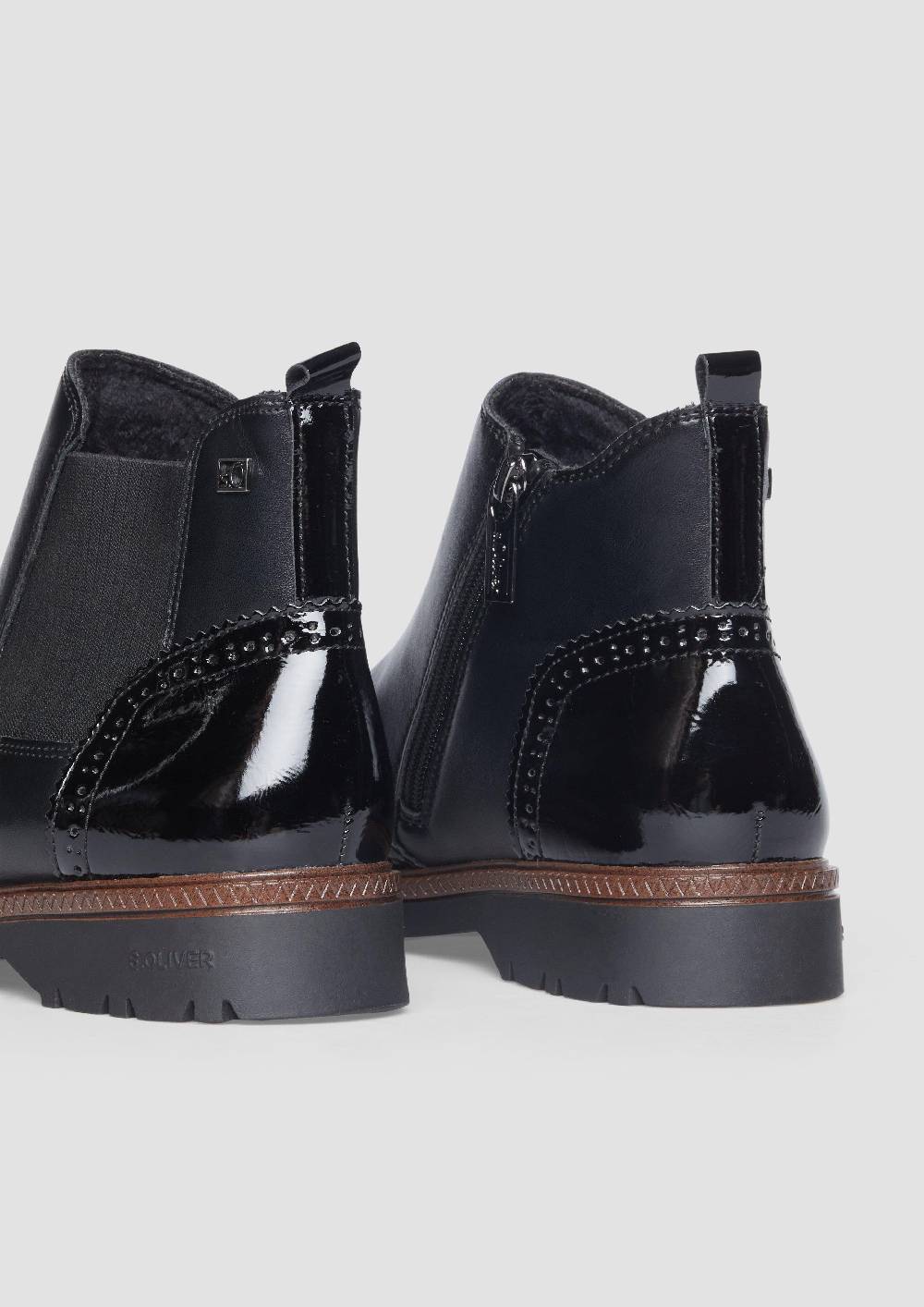 s.Oliver Chelsea Boots in Leder-Optik Fabrik Onlineshop
