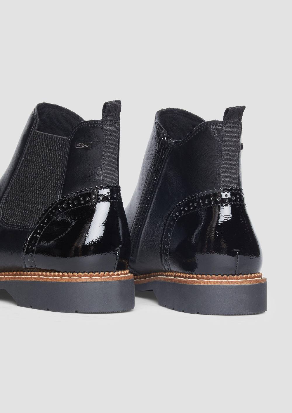 s.Oliver Chelsea-Boots aus Kunstleder Sonderangebot