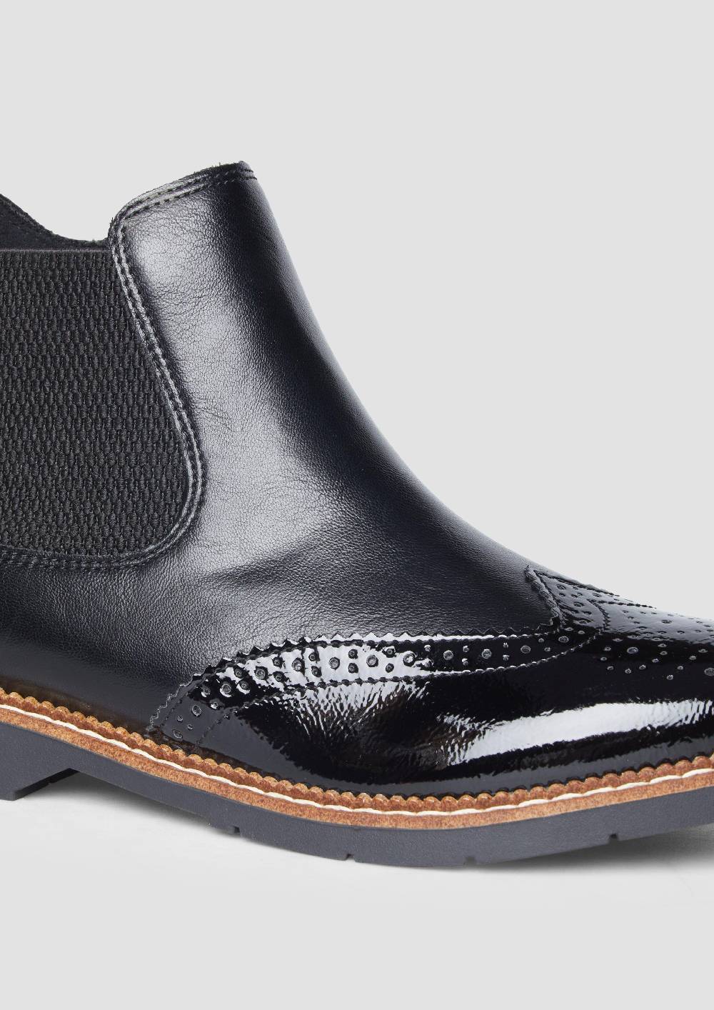 s.Oliver Chelsea-Boots aus Kunstleder Sonderangebot