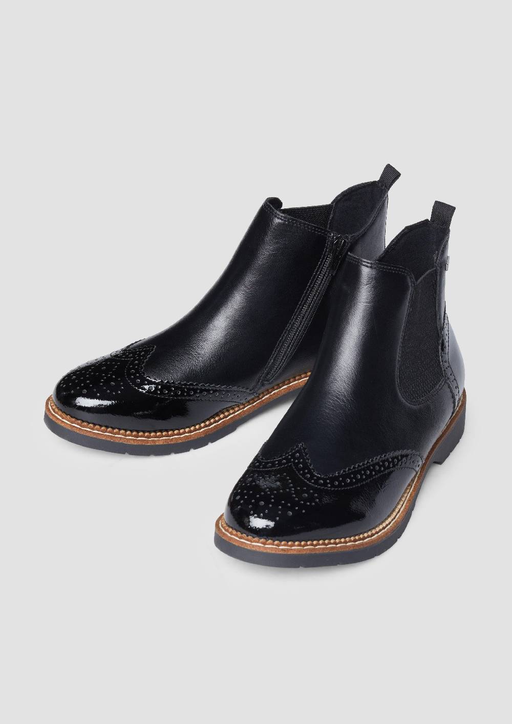 s.Oliver Chelsea-Boots aus Kunstleder Sonderangebot