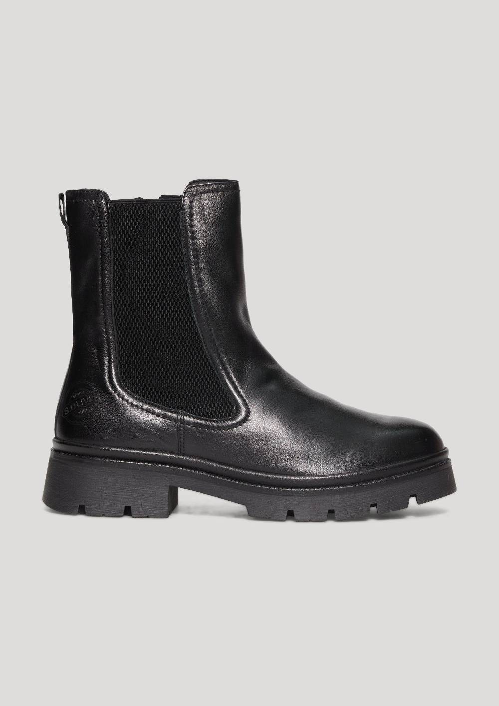 s.Oliver Chelsea Boots aus Schafsleder Black Friday