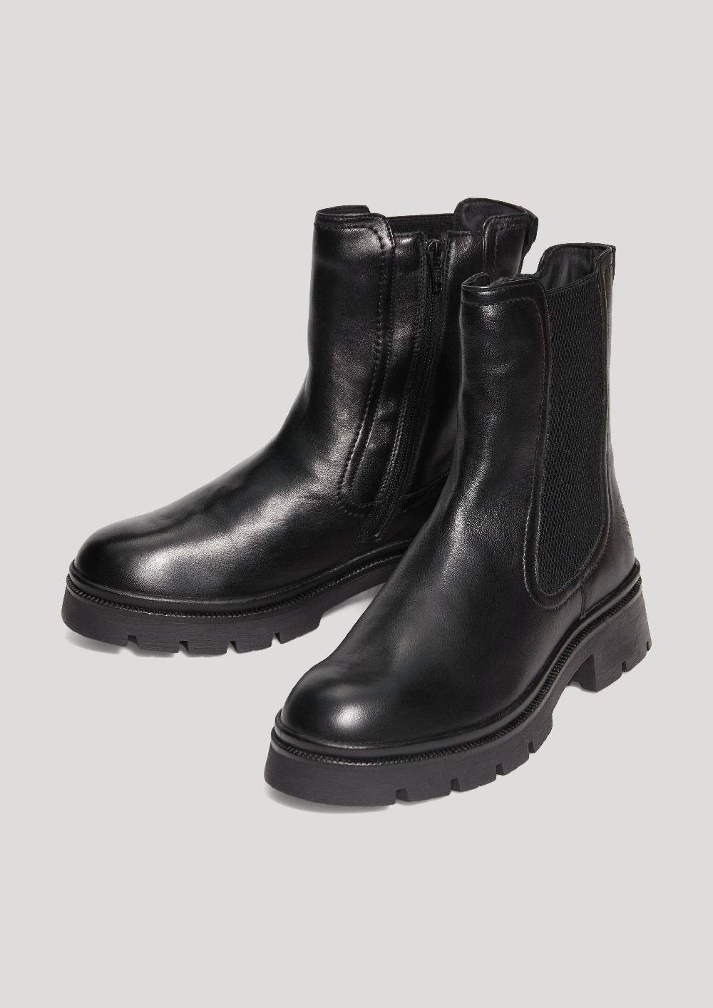 s.Oliver Chelsea Boots aus Schafsleder Black Friday