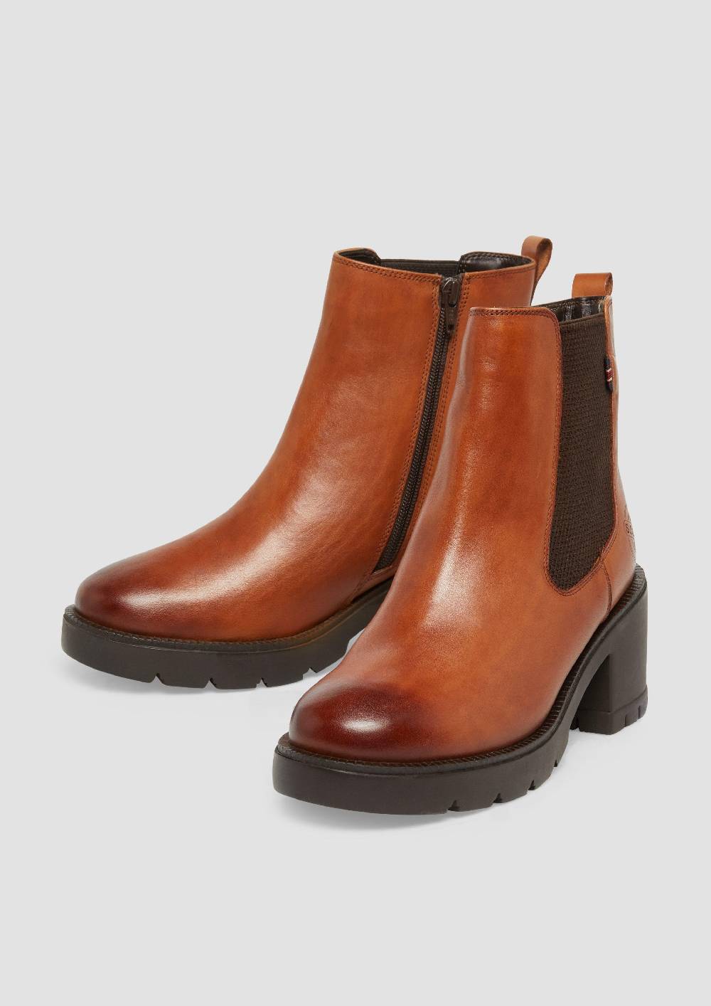 s.Oliver Chelsea-Boots aus Leder Lagerräumung