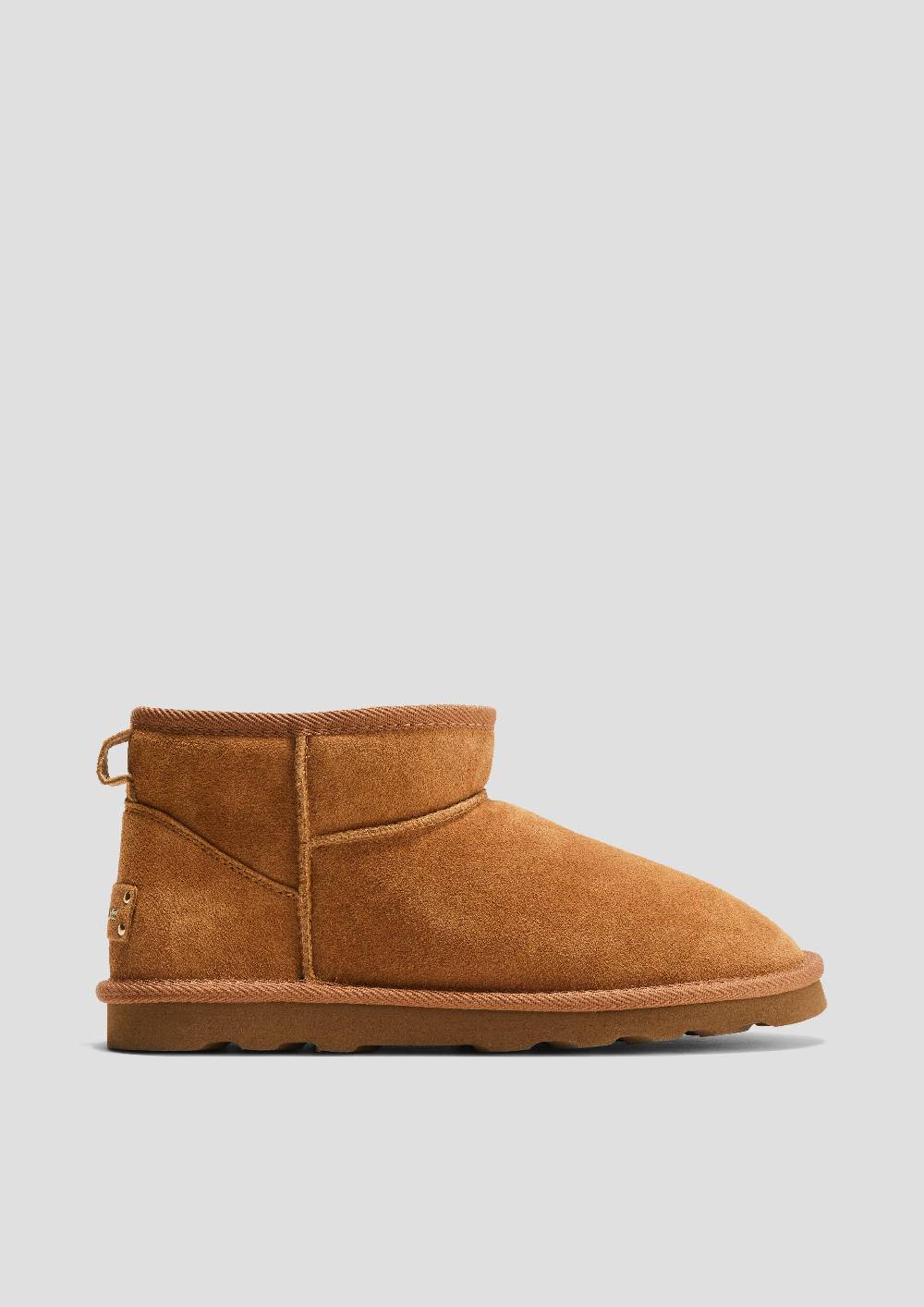s.Oliver Flache Stiefel aus Leder Letzte 2 Tage