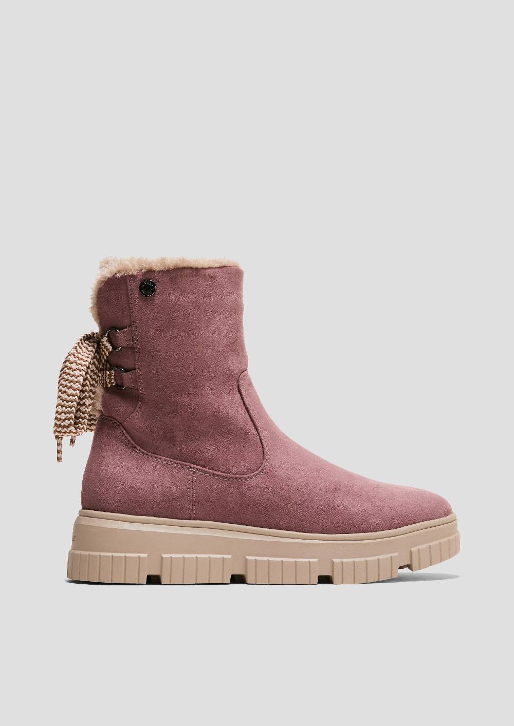 s.Oliver Winterstiefel mit Kunstfellfutter Bis zu 60% Rabatt