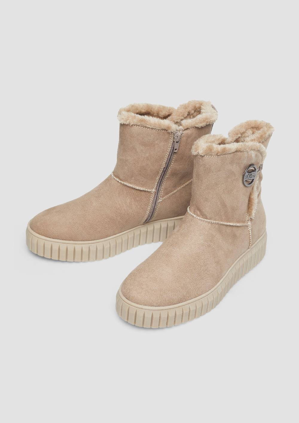 s.Oliver Gefütterte Boots mit Plateausohle Bis zu 65% Rabatt