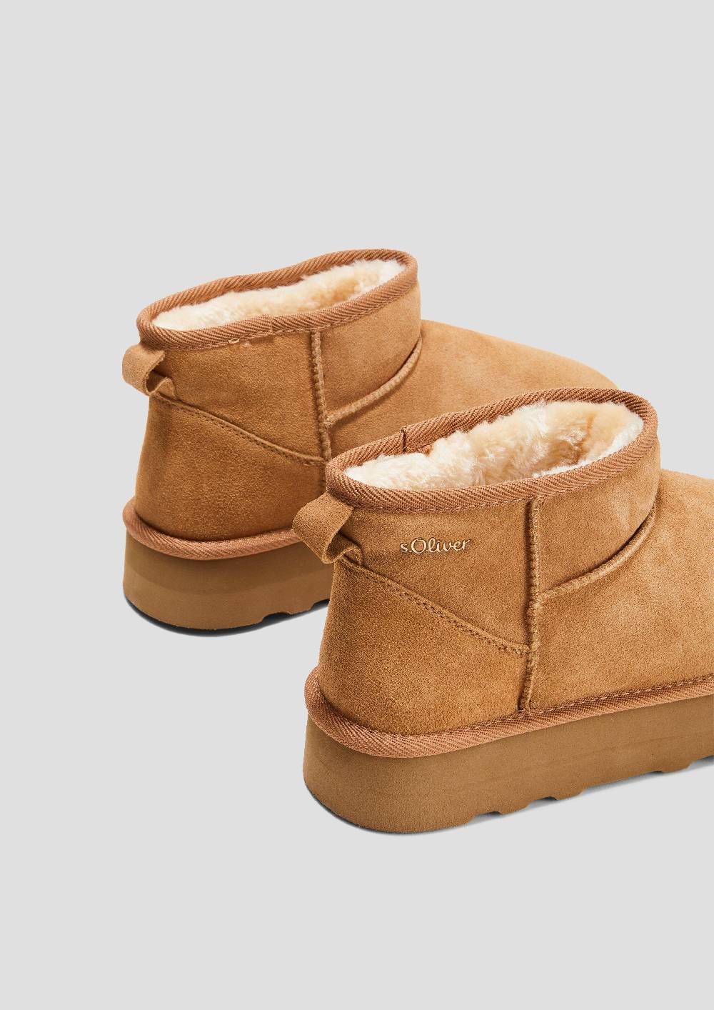 s.Oliver Stiefel mit Teddyplüsch-Futter Sonderangebot der Fabrik