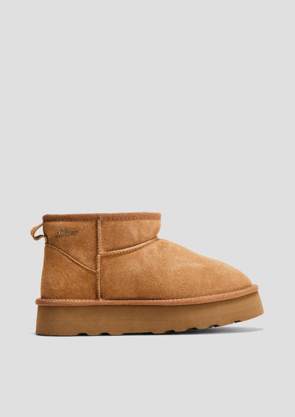 s.Oliver Stiefel mit Teddyplüsch-Futter Sonderangebot der Fabrik